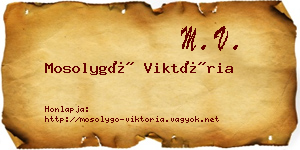 Mosolygó Viktória névjegykártya